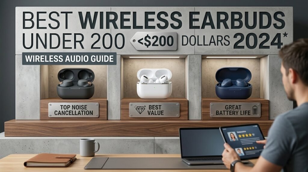 Best Wireless Earbuds Under 200 Dollars 2024